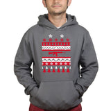 Guns Ugly Christmas Mens Hoodie Style001