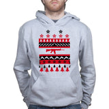 Guns Ugly Christmas Mens Hoodie Style001