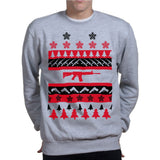 Guns Ugly Christmas Mens Sweatshirt Style001