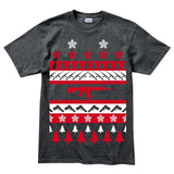 Guns Ugly Christmas Mens T-shirt