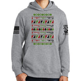 Guns Christmas Ugly Hoodie Style001