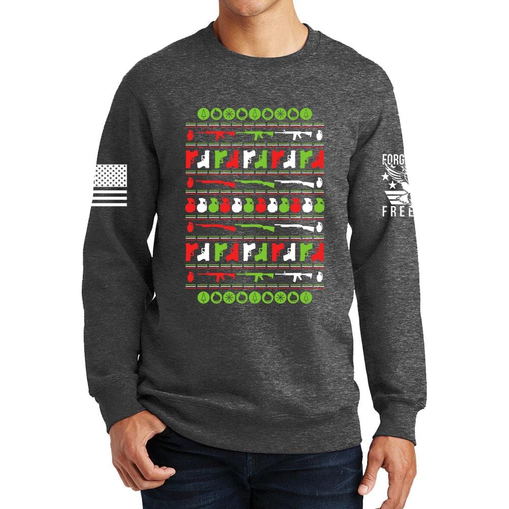 Guns Christmas Ugly Sweatshirt