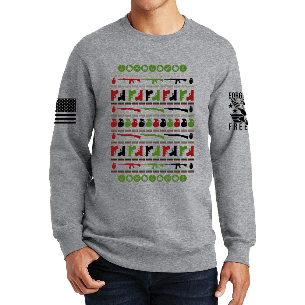 Guns Christmas Ugly Sweatshirt Style001