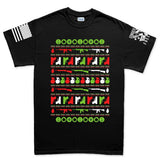 Guns Ugly Men's Christmas T-shirt