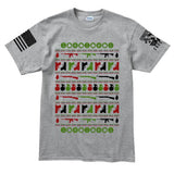 Guns Ugly Men's Christmas T-shirt