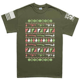 Guns Ugly Men's Christmas T-shirt Style001
