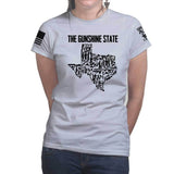 Texas The Gunshine State Ladies T-shirt