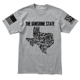 Texas The Gunshine State Men's T-shirt Style001