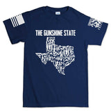 Texas The Gunshine State Men's T-shirt Style001