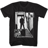 Halloween - 3 Shot - American Classics - Solid Black Adult Short Sleeve T-Shirt