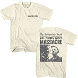 Halloween - The Herald - American Classics - Solid Off-White Adult Short Sleeve T-Shirt