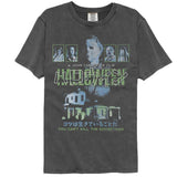 Halloween - Poster Style W Japanese - American Classics - Solid Gray Adult Short Sleeve Comfort Color T-Shirt