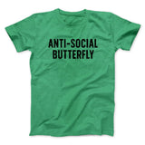 Anti-Social Butterfly Funny Men/Unisex T-Shirt