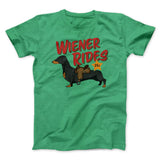Wiener Rides Funny Men/Unisex T-Shirt