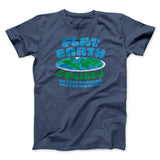 Flat Earth Society Funny Men/Unisex T-Shirt