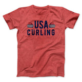 USA Curling Men/Unisex T-Shirt