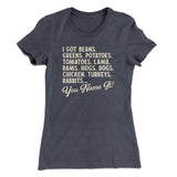You Name It Funny Thanksgiving Women's T-Shirt