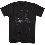 Hunger Games - Katniss Back - American Classics - Solid Black Adult Short Sleeve T-Shirt
