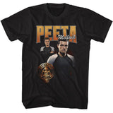 Hunger Games - Peeta Duo Photo - American Classics - Solid Black Adult Short Sleeve T-Shirt