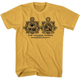 Hunger Games - Songbird Snake Mirror - Yellow Short Sleeve Adult T-Shirt