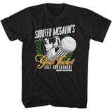 Happy Gilmore - Gold Jacket Tournament - American Classics - Solid Black Adult Short Sleeve T-Shirt