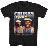Happy Gilmore - Just Easin The Tension Baby - American Classics - Solid Black Adult Short Sleeve T-Shirt