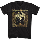 Hollywood Vampires - Bat And Skeletons - American Classics - Solid Black Adult Short Sleeve T-Shirt