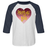 Hole - Pretty On Inside - 3/4 Sleeve - Heather - Adult - Raglan Shirt