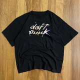 VINTAGE DAFT PUNK 2001 'DISCOVERY' MERCH BLACK T-SHIRT
