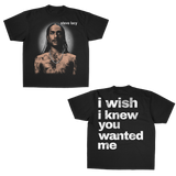 LACY HEAVYWEIGHT BLACK T-SHIRT