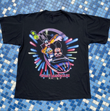 SPACE M0UNTAIN RETRO MERCH HEAVYWEIGHT BLACK T-SHIRT