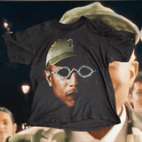 PHARRELL TRUE RIDER BLACK HEAVY WEIGHT T-SHIRT