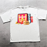 WCDONALD'S HEAVY WEIGHT MERCH WHITE T-SHIRT