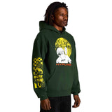 JUNJI ITO SLIME SKELETON HOODIE (DARK GREEN)