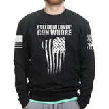 Freedom Lovin' Gun Whore Unisex Sweatshirt Style001