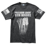 Freedom Lovin' Gun Whore Men's T-shirt