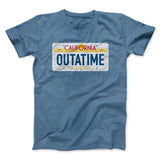 Outatime License Plate Funny Movie Men/Unisex T-Shirt