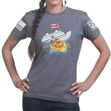 Sinking Ship Ladies T-shirt Style001