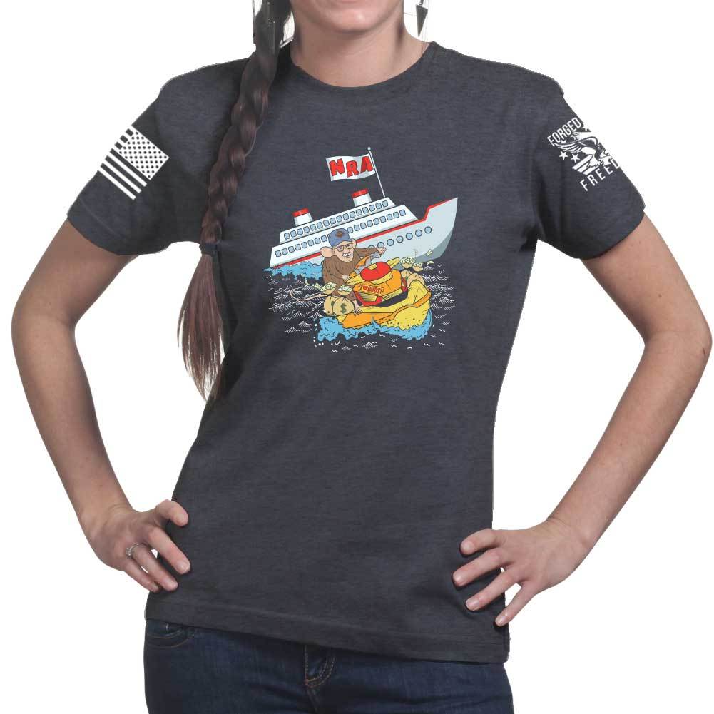 Sinking Ship Ladies T-shirt