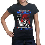 Ladies History Began 4th of July T-shirt Style001