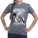 Ladies History Began 4th of July T-shirt
