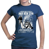 Ladies History Began 4th of July T-shirt