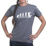 Evolution Of A Hunter Ladies T-shirt Style001