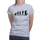 Evolution Of A Hunter Ladies T-shirt Style001