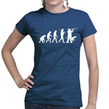 Evolution Of A Hunter Ladies T-shirt Style001