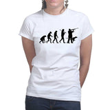 Evolution Of A Hunter Ladies T-shirt Style001