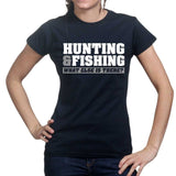 Hunting and Fishing Ladies T-shirt Style001