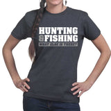 Hunting and Fishing Ladies T-shirt