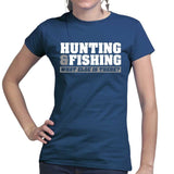 Hunting and Fishing Ladies T-shirt Style001