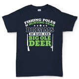 Hunting and Fishing Dreams Men's T-shirt Style001